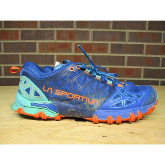 La Sportiva Shoes - La Sportiva Womens Bushido II 2037-C Blue Green Hiking Shoes Sneakers Size 9.5